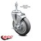 Service Caster 5 Inch Thermoplastic Rubber Swivel 3/8 Inch Threaded Stem Caster with Brake SCC SCC-TS20S514-TPRB-TLB-381615 - alternate 4